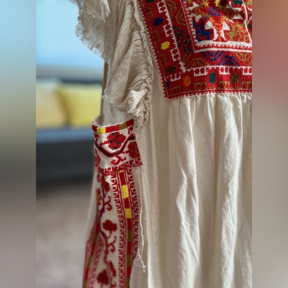 Free People Day Glow Boho Embroidered Dress - Picture 4 of 8